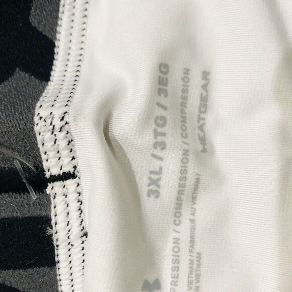 New Under Armour Mens HeatGear Compression Shorts Baseball Base Layer White 3XL - Picture 5 of 7